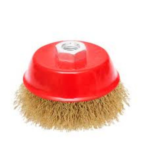 Picture of Wire Cup Brush for Angle Grinder Brass  3"  