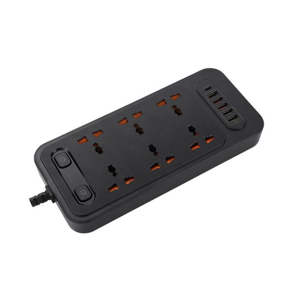Picture of Winning star Extension Box 6 Universal sockets 5 USB (10A) and 1 Type- C Port