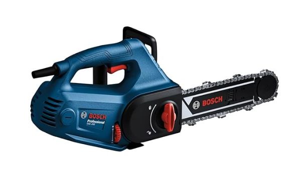 Picture of Bosch GAC 250-AAC Corded Electric Block Cutter, 1200W, 1.3mm Chain Gauge, 12 m/s, Ergonomic Handle + 1 (Bosch Guide Rail, Saw Chain & Sprocket Wheel), 1 Year Warranty