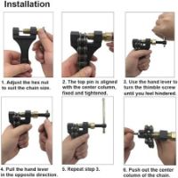 Picture of Motorcycle Chain Breaker Chain Removal Breaker Drive Splitter Cutter Link Repair Tool Universal for Motorcycle Bike ATV Chains (420 to 530)