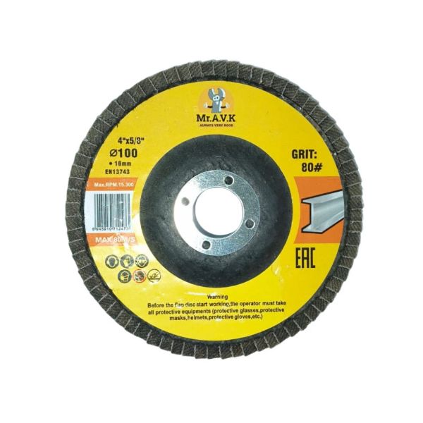 Picture of Mr.AVK 4 Inch 100Mm  Flap Disc Sanding Wheels - #40 grit